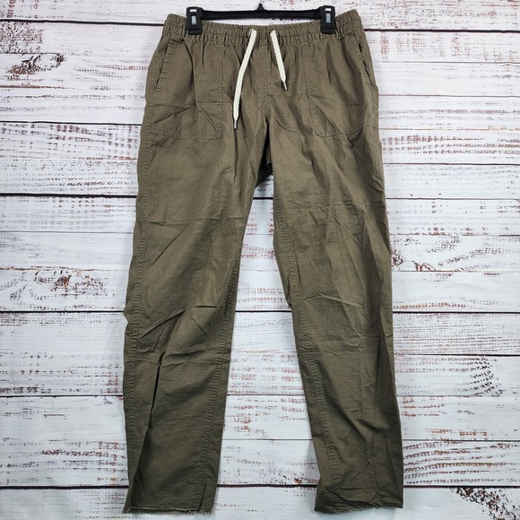 Vuori Pants - Vuori VW450 Ripstop Pant Medium Olive Green Hiking Utility Gorpcore Travel
